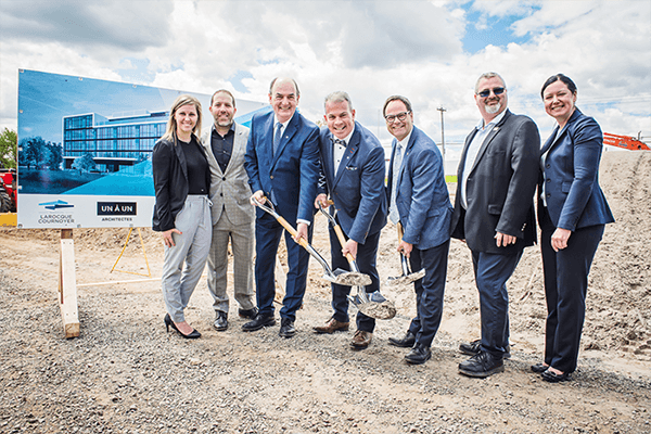  UL Mutual Formalizes the Construction of  the New Head Office in Drummondville 
